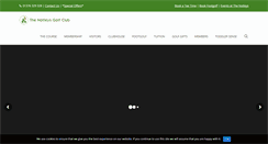 Desktop Screenshot of notleysgolfclub.co.uk